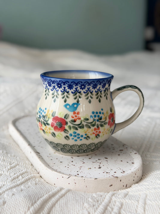 Kubek w kwiaty Ceramika Bona 350 ml