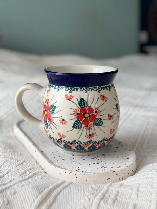 Kubek w kwiaty Ceramika Artystyczna